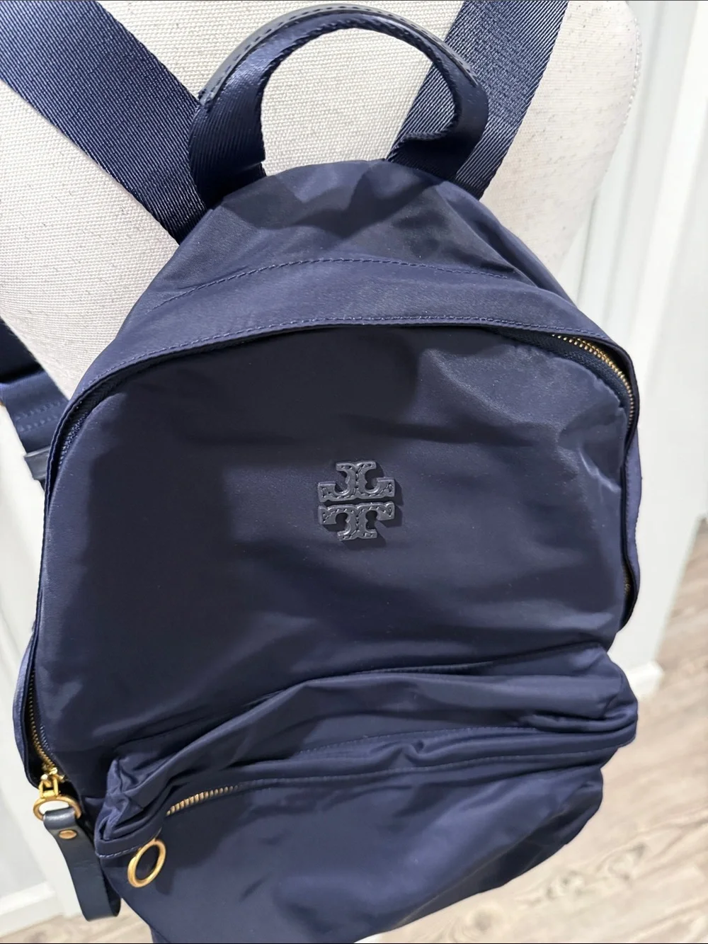 Tory Burch Navy Backpack